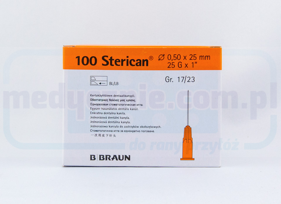 Ac Sterican Sterican G20 0.9*70mm x2 3/4 100pcs